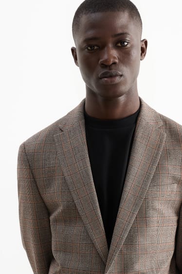 Bărbați - Sacou modular - slim fit - Flex - maro
