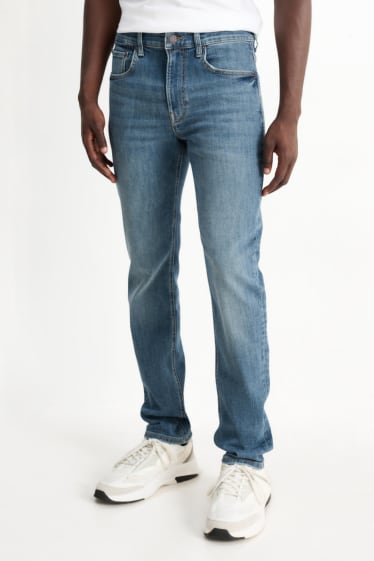 Bărbați - Slim jeans - LYCRA® - denim-albastru