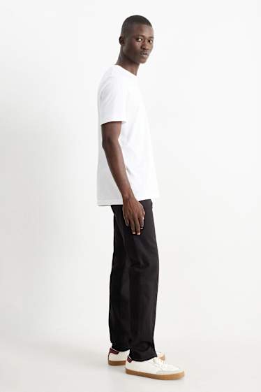 Bărbați - Straight jeans - LYCRA® - negru