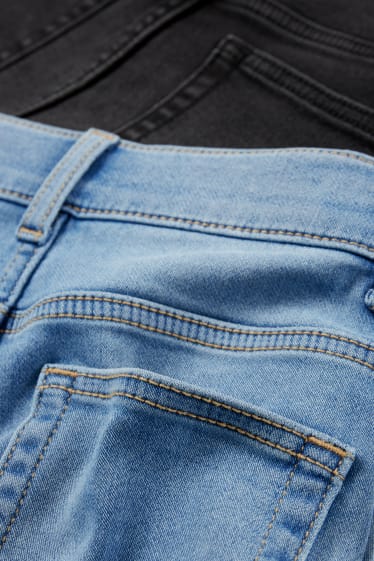 Copii - Băieți - Multipack 2 buc. - skinny jeans - betelie extra-îngustă - denim-albastru