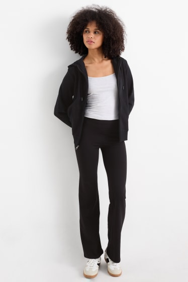Women - Flared leggings - black
