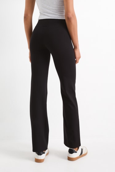 Women - Flared leggings - black