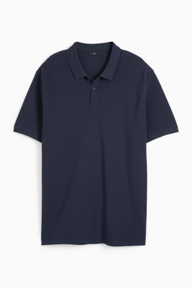 Bărbați - Tricou polo - albastru închis