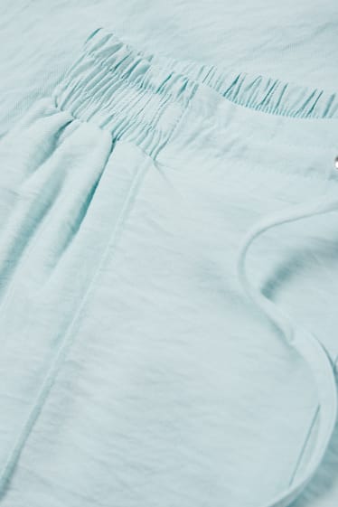 Damen - Stoffhose - High Waist - Tapered Fit - mintgrün