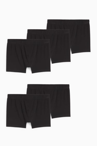 Bărbați - Multipack 5 buc. - chiloți boxer - negru
