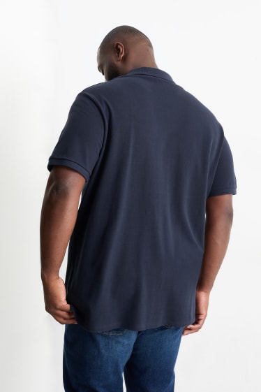 Bărbați - Tricou polo - albastru închis