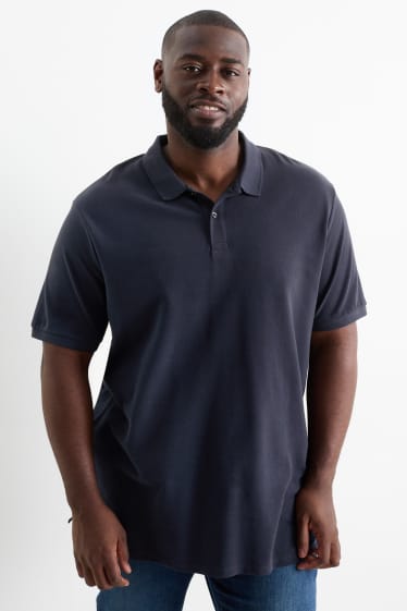 Bărbați - Tricou polo - albastru închis