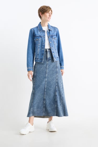 Femei - Fustă de blugi - denim-albastru