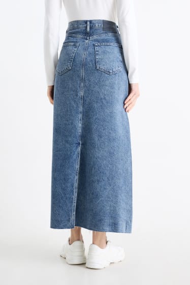 Femei - Fustă de blugi - denim-albastru