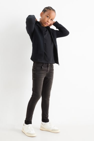 Copii - Băieți - Skinny jeans - denim-gri închis
