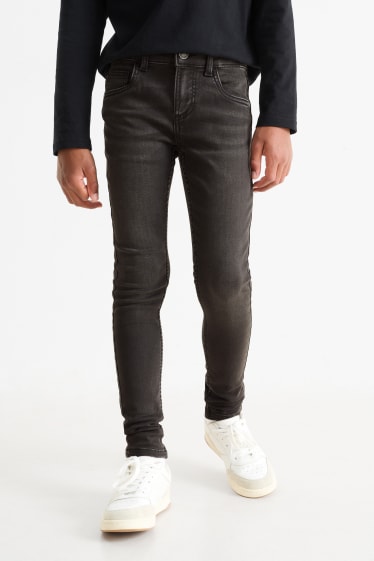Copii - Băieți - Skinny jeans - denim-gri închis