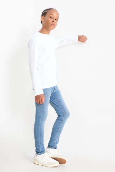 Copii - Băieți - Multipack 2 buc. - skinny jeans - betelie extra-îngustă - denim-albastru