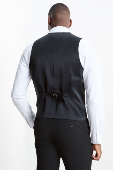 Bărbați - Vestă modulară - slim fit - Flex - 4 Way Stretch - LYCRA® - negru