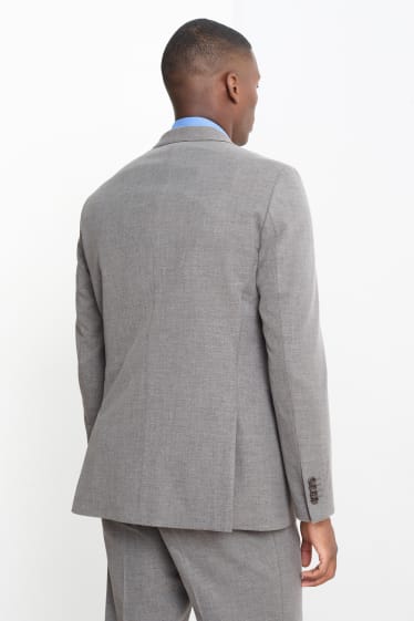 Bărbați - Sacou modular - regular fit - Flex - 4 Way Stretch - gri