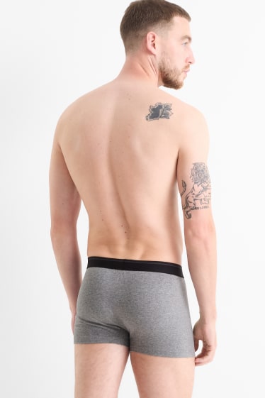 Bărbați - Multipack 5 buc. - chiloți boxer - gri
