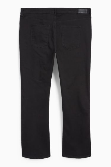 Femei - Bootcut jeans - talie medie - LYCRA® - negru