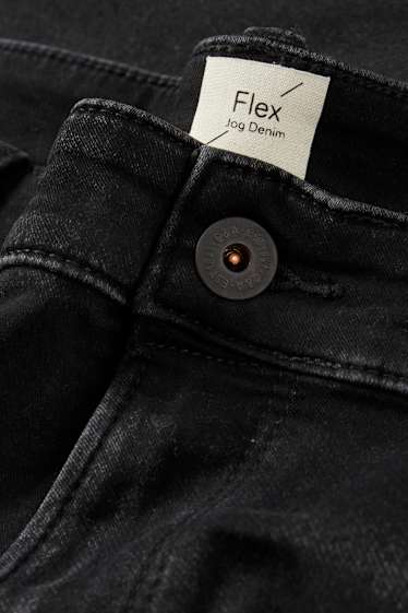 Bărbați - Slim jeans - Flex jog denim - LYCRA® - negru