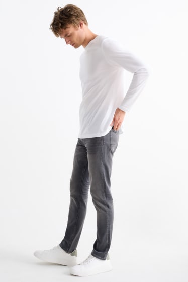 Bărbați - Slim jeans - Flex jog denim - LYCRA® - denim-gri