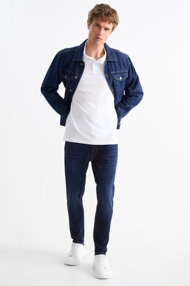 Hommes - Slim tapered jean - jean bleu foncé