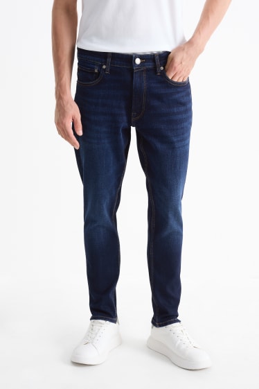 Hommes - Slim tapered jean - jean bleu foncé