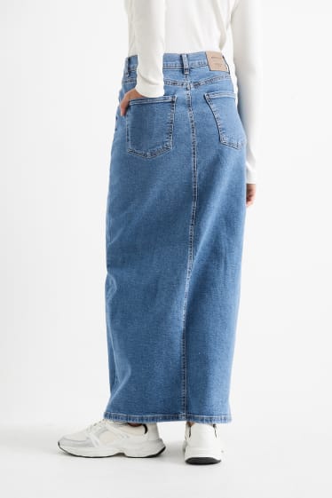 Femei - Fustă de blugi - denim-albastru