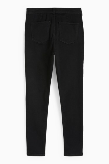 Femei - Jegging jeans - talie înaltă - negru