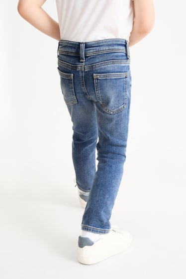 Kinderen: jongens - Straight jeans - jog denim - jeansblauw