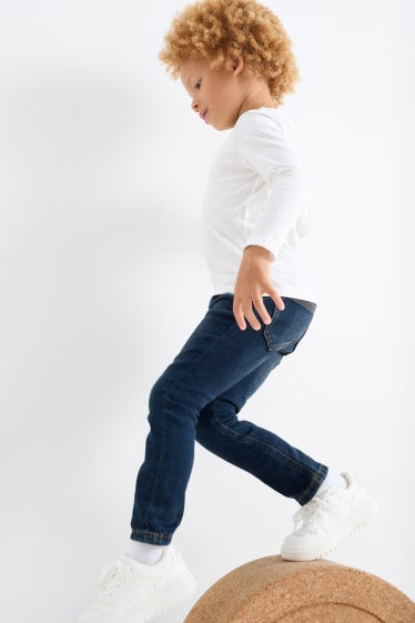 Copii - Băieți - Slim jeans - denim-albastru închis
