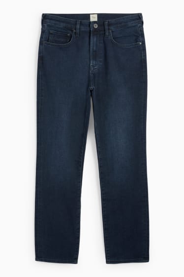 Bărbați - Straight jeans - jog denim - Flex - LYCRA® - denim-albastru închis