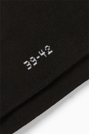 Women - Multipack of 5 - trainer socks - black