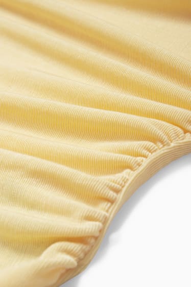 Femei - Tricou cu mânecă lungă - galben