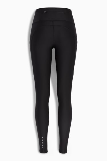 Femei - Colanți sport - 4 Way Stretch - protecție UV - negru