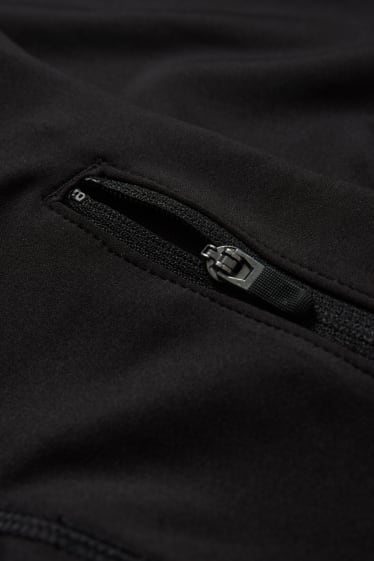 Femei - Colanți sport - 4 Way Stretch - protecție UV - negru