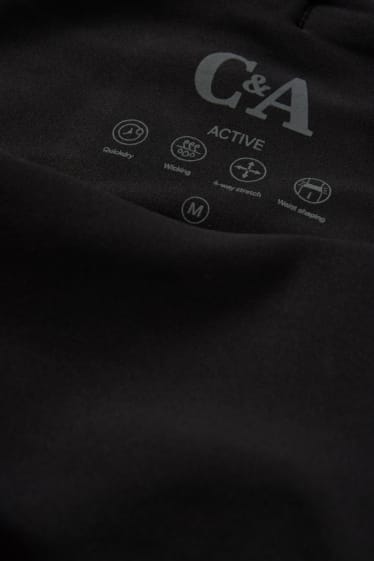 Femei - Colanți sport - 4 Way Stretch - protecție UV - negru