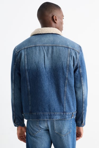 Bărbați - Jachetă din denim - denim-albastru