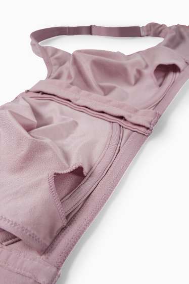 Femei - Sutien post-mastectomie fără armătură - violet deschis