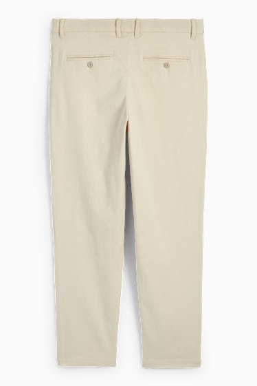 Bărbați - Chino - tapered fit - bej deschis