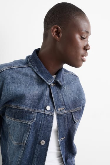 Femei - Jachetă din denim - denim-albastru