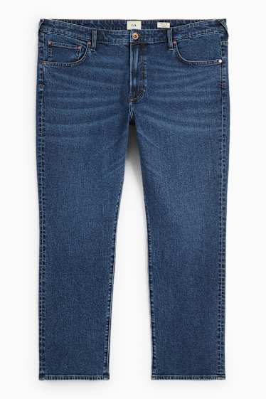 Bărbați - Straight jeans - LYCRA® - denim-albastru