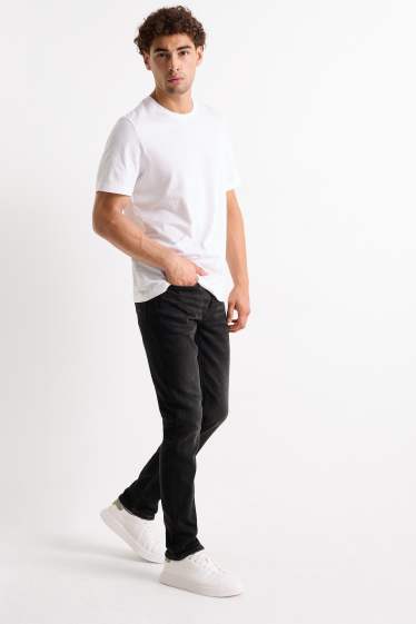 Bărbați - Slim jeans - Flex jog denim - negru