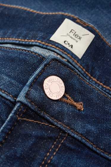 Femei - Skinny jeans - talie medie - jeans modelatori - LYCRA® - denim-albastru