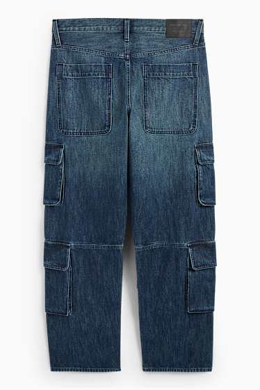 Bărbați - Cargo jeans - denim-albastru închis
