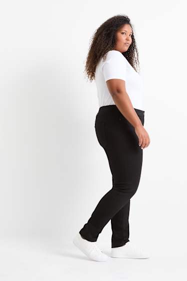 Femei - Slim jeans - talie medie  - negru