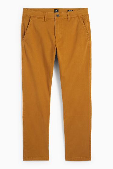 Men - Chinos - slim fit - Flex - havanna
