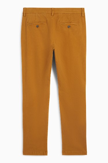 Men - Chinos - slim fit - Flex - havanna
