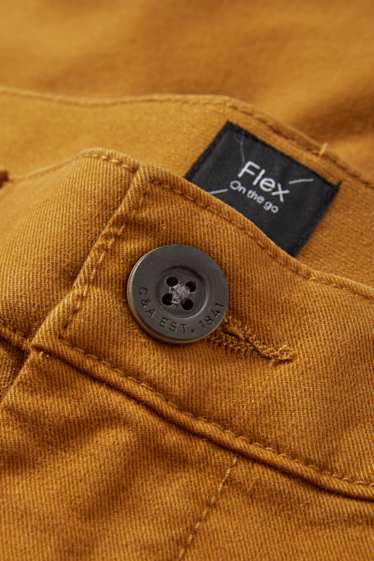Men - Chinos - slim fit - Flex - havanna