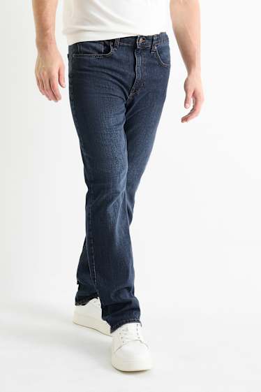Bărbați - Straight jeans - LYCRA® - denim-albastru închis