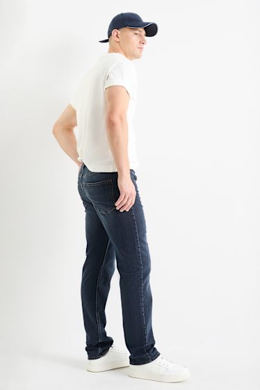 Bărbați - Straight jeans - LYCRA® - denim-albastru închis