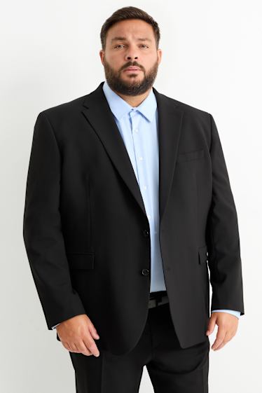 Bărbați - Sacou modular - regular fit - Flex - 4 Way Stretch - negru
