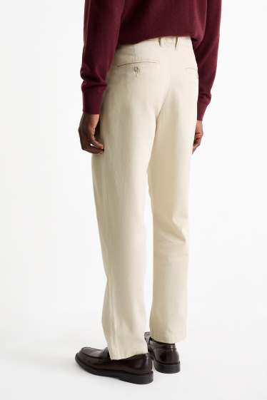 Bărbați - Chino - tapered fit - bej deschis